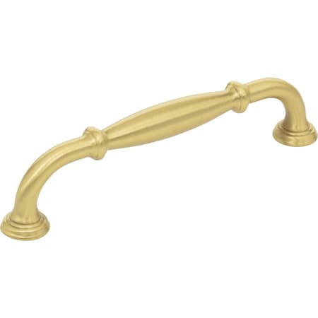 Jeffrey Alexander 128 mm Center-to-Center Brushed Gold Tiffany Cabinet Pull 658-128BG